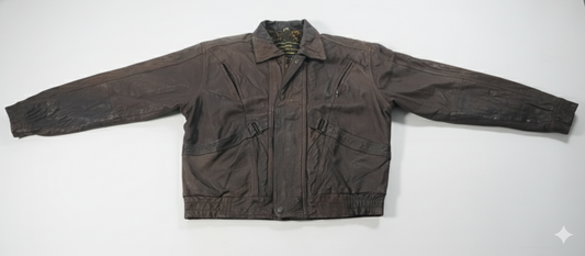 Retro Thrift Leather Jacket | 100% Original | Rare Vintage Find