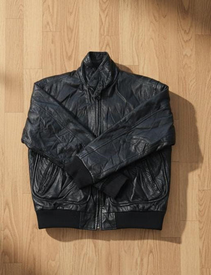 "🧥 Retro World Alliance Leather Jacket – Authentic Since 1982 – M/L"