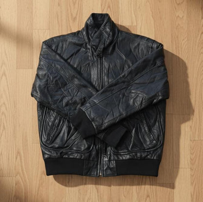 "🧥 Retro World Alliance Leather Jacket – Authentic Since 1982 – M/L"